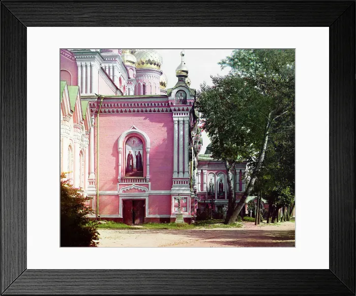 Framed Print : Epiphany Monastery for women, Kostroma, 1910. Creator: Sergey Mikhaylovich Prokudin-Gorsky Framed Print : Epiphany Monastery for women, Kostroma, 1910. Creator: Sergey Mikhaylovich Prokudin-Gorsky