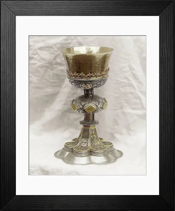 Framed Print : Finely crafted chalice in the vestry of the Ipatievsky Monastery, Kostroma, 1911. Creator: Sergey Mikhaylovich Prokudin-Gorsky Framed Print : Finely crafted chalice in the vestry of the Ipatievsky Monastery, Kostroma, 1911. Creator: Sergey Mikhaylovich Prokudin-Gorsky