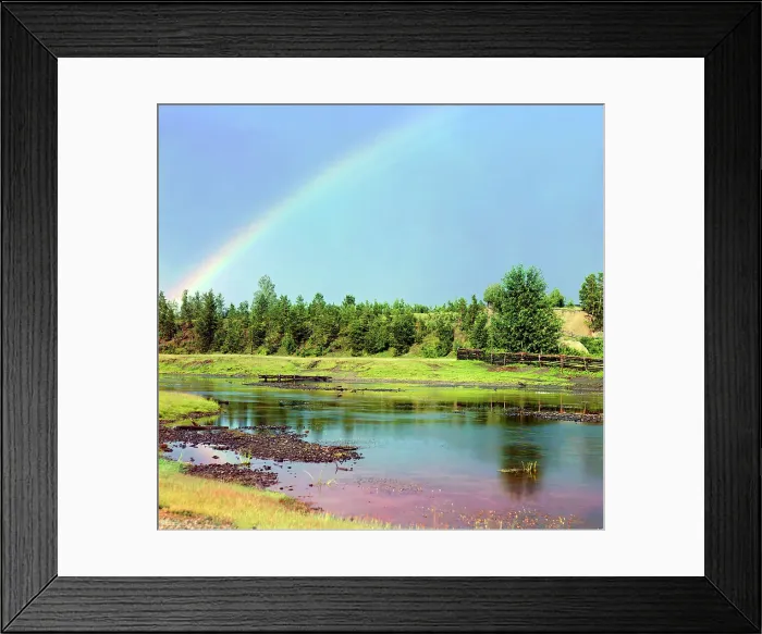 Framed Print : Rainbow, 1912. Creator: Sergey Mikhaylovich Prokudin-Gorsky Framed Print : Rainbow, 1912. Creator: Sergey Mikhaylovich Prokudin-Gorsky
