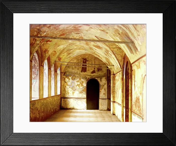 Framed Print : Gallery in the Church of the Resurrection of Christ, Rostov Velikii, 1911. Creator: Sergey Mikhaylovich Prokudin-Gorsky Framed Print : Gallery in the Church of the Resurrection of Christ, Rostov Velikii, 1911. Creator: Sergey Mikhaylovich Prokudin-Gorsky