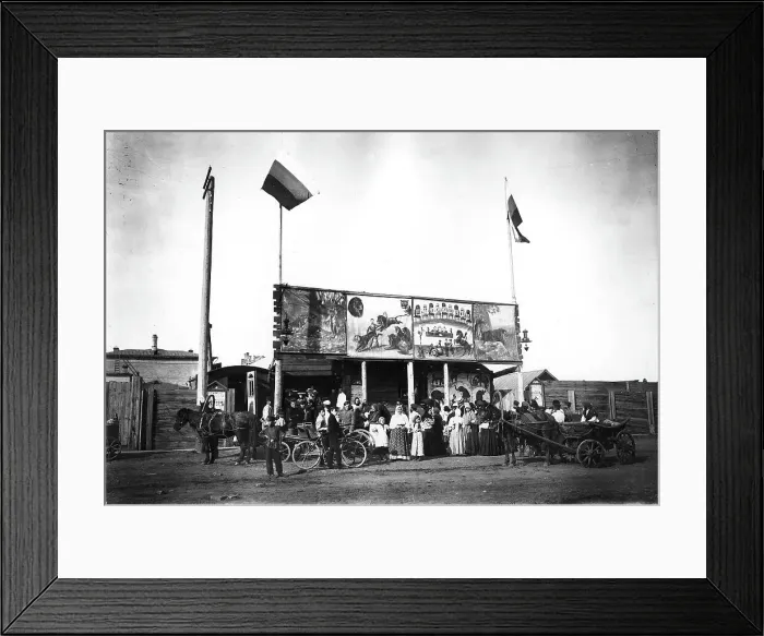 Framed Print : Scottish Circus in Krasnoiarsk, 1916. Creator: Unknown Framed Print : Scottish Circus in Krasnoiarsk, 1916. Creator: Unknown