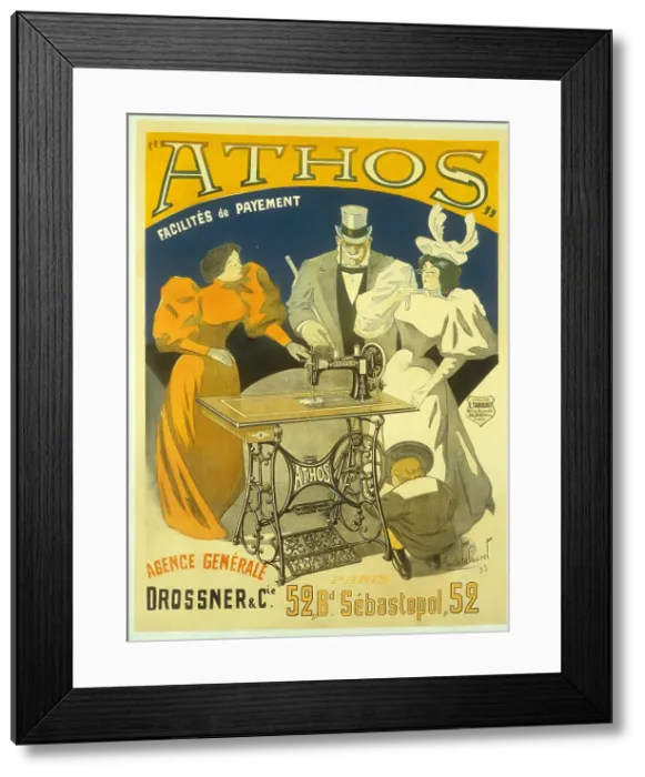Framed Print : Athos, 1895. Creator: Tabouret, Émile (1850-1927) Framed Print : Athos, 1895. Creator: Tabouret, Émile (1850-1927)