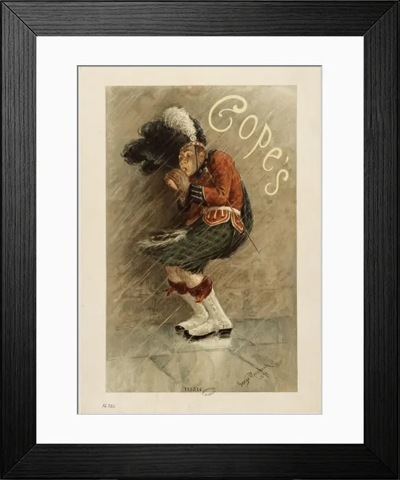Framed Print : Cope's, 1891. Creator: Wallace, John (1841-1905) Framed Print : Cope's, 1891. Creator: Wallace, John (1841-1905)