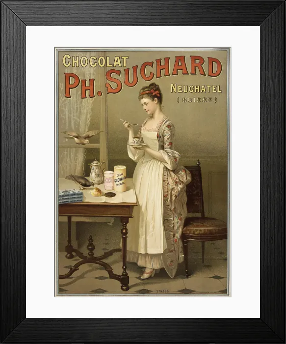 Framed Print : Chocolat Suchard, 1889. Creator: Anonymous Framed Print : Chocolat Suchard, 1889. Creator: Anonymous