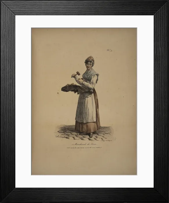 Framed Print : Nut seller. From the Series Cris de Paris (The Cries of Paris), 1815. Creator: Vernet, Carle (1758-1836). Nut seller. From the Series Cris de Paris (The Cries of Paris), 1815. Creator: Vernet, Carle (1758-1836) Framed Print : Nut seller. From the Series Cris de Paris (The Cries of Paris), 1815. Creator: Vernet, Carle (1758-1836). Nut seller. From the Series Cris de Paris (The Cries of Paris), 1815. Creator: Vernet, Carle (1758-1836)
