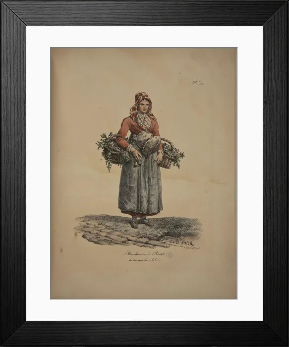 Framed Print : Grape seller. From the Series Cris de Paris (The Cries of Paris), 1815. Creator: Vernet, Carle (1758-1836). Grape seller. From the Series Cris de Paris (The Cries of Paris), 1815. Creator: Vernet, Carle (1758-1836) Framed Print : Grape seller. From the Series Cris de Paris (The Cries of Paris), 1815. Creator: Vernet, Carle (1758-1836). Grape seller. From the Series Cris de Paris (The Cries of Paris), 1815. Creator: Vernet, Carle (1758-1836)