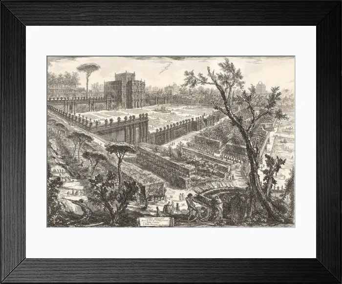 Framed Print : Villa Pamphili (Villa Panfili fuori di Porta S. Pancrazio), 1776. Creator: Piranesi, Giovanni Battista (1720-1778) Framed Print : Villa Pamphili (Villa Panfili fuori di Porta S. Pancrazio), 1776. Creator: Piranesi, Giovanni Battista (1720-1778)