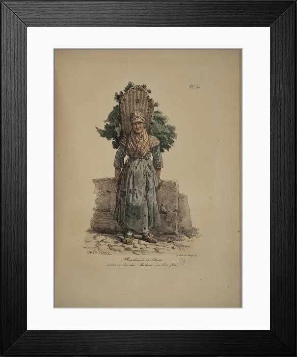 Framed Print : Cabbage seller. From the Series Cris de Paris (The Cries of Paris), 1815. Creator: Vernet, Carle (1758-1836). Cabbage seller. From the Series Cris de Paris (The Cries of Paris), 1815. Creator: Vernet, Carle (1758-1836) Framed Print : Cabbage seller. From the Series Cris de Paris (The Cries of Paris), 1815. Creator: Vernet, Carle (1758-1836). Cabbage seller. From the Series Cris de Paris (The Cries of Paris), 1815. Creator: Vernet, Carle (1758-1836)