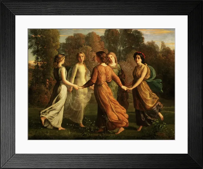 Framed Print : Le Poème de l'âme (Poem of the Soul). Rayons de soleil (Sunrays), 1854. Creator: Janmot, Louis (1814-1892) Framed Print : Le Poème de l'âme (Poem of the Soul). Rayons de soleil (Sunrays), 1854. Creator: Janmot, Louis (1814-1892)