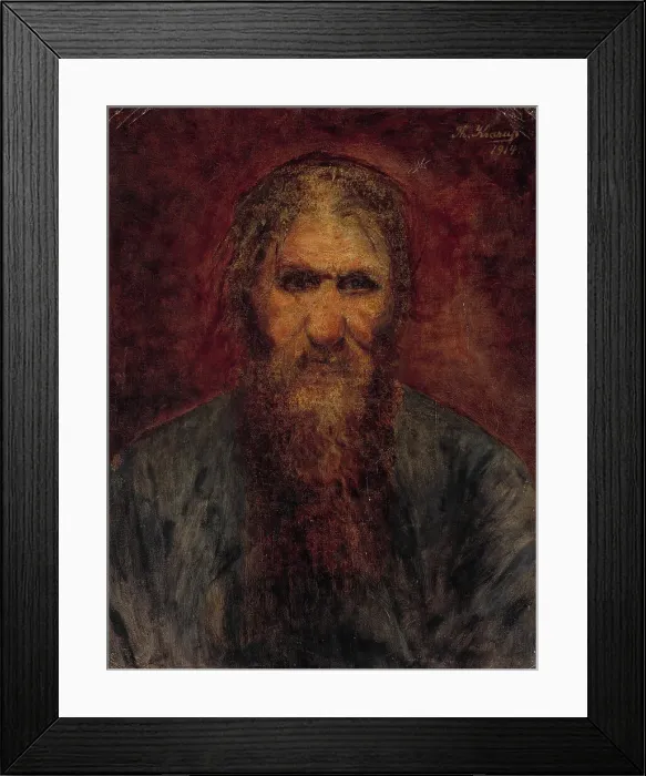 Framed Print : Portrait of Grigori Yefimovich Rasputin (1869-1916), 1914. Creator: Krarup, Theodora Framed Print : Portrait of Grigori Yefimovich Rasputin (1869-1916), 1914. Creator: Krarup, Theodora