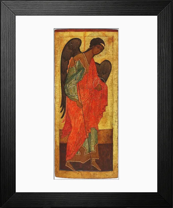 Framed Print : Saint Michael the Archangel, 16th century. Creator: Russian icon Framed Print : Saint Michael the Archangel, 16th century. Creator: Russian icon