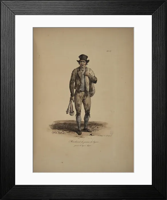 Framed Print : Rabbit skin vendor. From the Series Cris de Paris (The Cries of Paris), 1815. Creator: Vernet, Carle (1758-1836). Rabbit skin vendor. From the Series Cris de Paris (The Cries of Paris), 1815. Creator: Vernet, Carle (1758-1836) Framed Print : Rabbit skin vendor. From the Series Cris de Paris (The Cries of Paris), 1815. Creator: Vernet, Carle (1758-1836). Rabbit skin vendor. From the Series Cris de Paris (The Cries of Paris), 1815. Creator: Vernet, Carle (1758-1836)