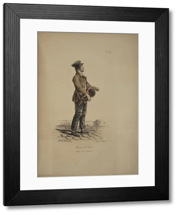 Framed Print : Hurdy-Gurdy player. From the Series Cris de Paris (The Cries of Paris), 1815. Creator: Vernet, Carle (1758-1836). Hurdy-Gurdy player. From the Series Cris de Paris (The Cries of Paris), 1815. Creator: Vernet, Carle (1758-1836) Framed Print : Hurdy-Gurdy player. From the Series Cris de Paris (The Cries of Paris), 1815. Creator: Vernet, Carle (1758-1836). Hurdy-Gurdy player. From the Series Cris de Paris (The Cries of Paris), 1815. Creator: Vernet, Carle (1758-1836)