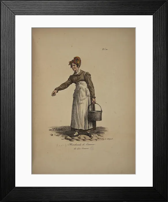 Framed Print : Kernels seller. From the Series Cris de Paris (The Cries of Paris), 1815. Creator: Vernet, Carle (1758-1836). Kernels seller. From the Series Cris de Paris (The Cries of Paris), 1815. Creator: Vernet, Carle (1758-1836) Framed Print : Kernels seller. From the Series Cris de Paris (The Cries of Paris), 1815. Creator: Vernet, Carle (1758-1836). Kernels seller. From the Series Cris de Paris (The Cries of Paris), 1815. Creator: Vernet, Carle (1758-1836)
