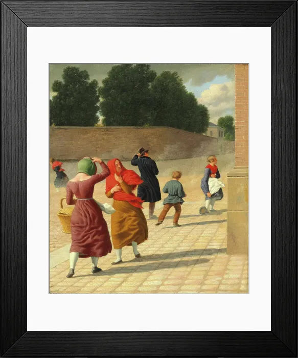 Framed Print : Stormy weather, 1845. Creator: Eckersberg, Christoffer-Wilhelm (1783-1853) Framed Print : Stormy weather, 1845. Creator: Eckersberg, Christoffer-Wilhelm (1783-1853)