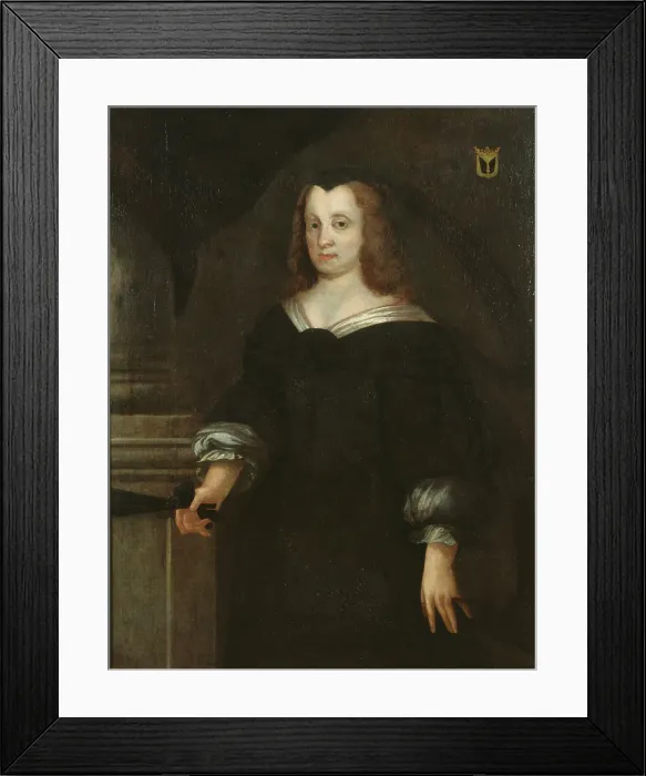 Framed Print : Portrait of Ebba Brahe (1596-1674). Creator: Unknown artist Framed Print : Portrait of Ebba Brahe (1596-1674). Creator: Unknown artist