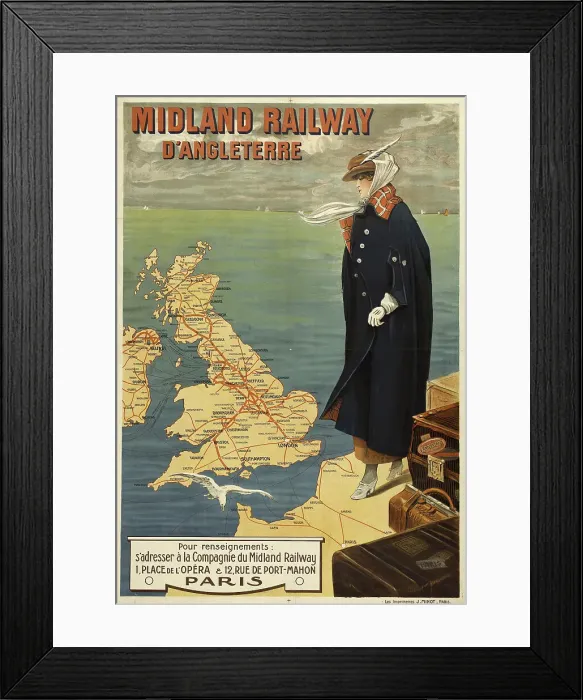 Framed Print : Midland Railway d'Angleterre, 1900s. Creator: Anonymous Framed Print : Midland Railway d'Angleterre, 1900s. Creator: Anonymous