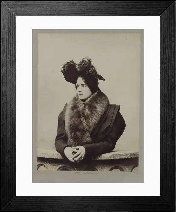 Framed Print : Cléo de Mérode, 1893. Creator: Anonymous Framed Print : Cléo de Mérode, 1893. Creator: Anonymous