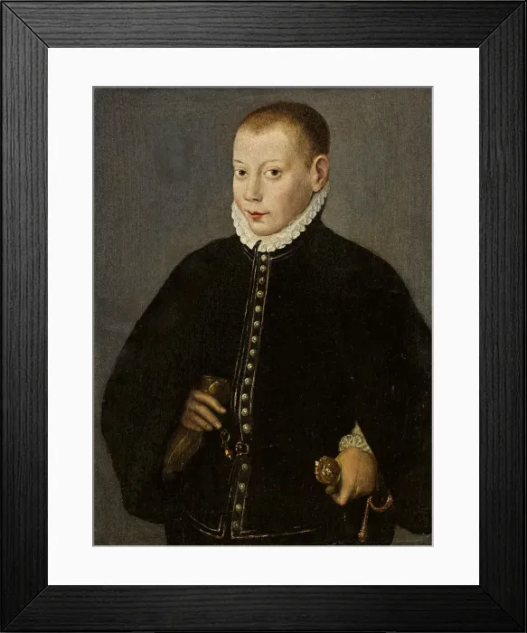 Framed Print : Portrait of a child. Creator: Anguissola, Sofonisba (ca. 1532-1625)