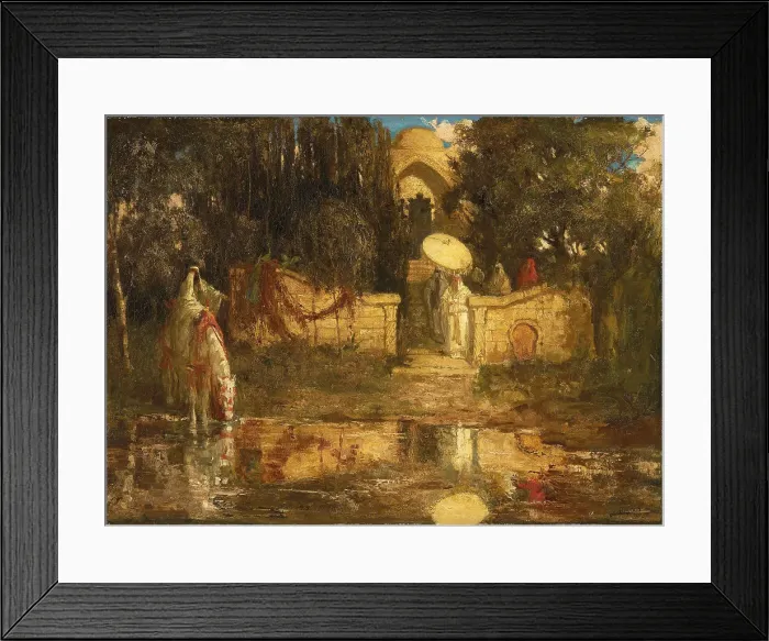 Framed Print : The Fountain of Bahçesaray, 1901. Creator: Graafland, Robert (1875-1940) Framed Print : The Fountain of Bahçesaray, 1901. Creator: Graafland, Robert (1875-1940)