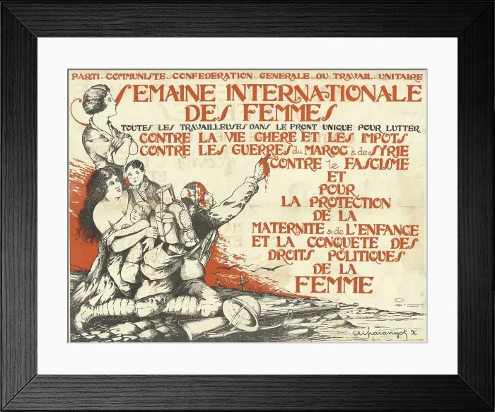 Framed Print : International Women's Week, 1926. Creator: Anonymous Framed Print : International Women's Week, 1926. Creator: Anonymous