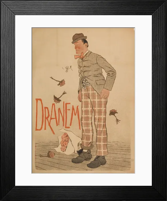 Framed Print : Dranem, c. 1910. Creator: Barrère, Adrien (1877-1931) Framed Print : Dranem, c. 1910. Creator: Barrère, Adrien (1877-1931)