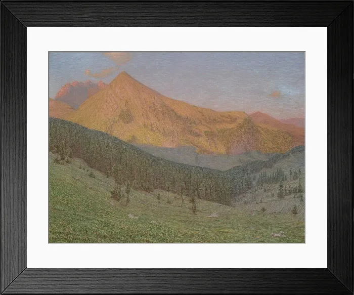 Framed Print : Roc d'Enfer et l'Uble, 1900. Creator: Perrier, Alexandre (1862-1936) Framed Print : Roc d'Enfer et l'Uble, 1900. Creator: Perrier, Alexandre (1862-1936)