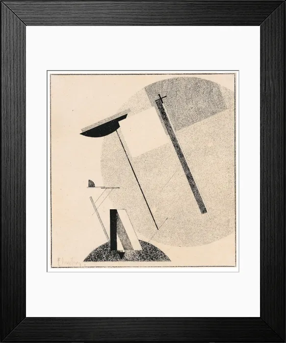 Framed Print : Proun 3 A, 1922. Creator: Lissitzky, El (1890-1941) Framed Print : Proun 3 A, 1922. Creator: Lissitzky, El (1890-1941)