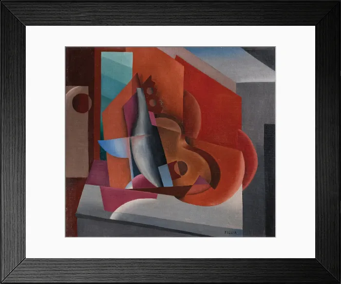 Framed Print : Valori plastici di oggetti (Plastic values ??of objects), 1928. Creator: Fillia, (Luigi Colombo) (1904-1936) Framed Print : Valori plastici di oggetti (Plastic values ??of objects), 1928. Creator: Fillia, (Luigi Colombo) (1904-1936)