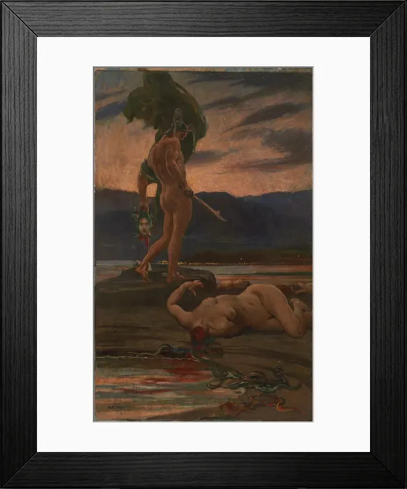 Framed Print : Medusa decapitata. Creator: Rizzi, Antonio (1869-1940) Framed Print : Medusa decapitata. Creator: Rizzi, Antonio (1869-1940)