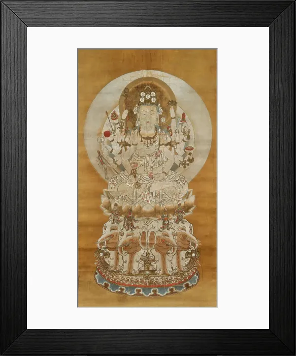 Framed Print : Fugen Bosatsu (Samantabhadra), 18th century. Creator: Unknown Master Framed Print : Fugen Bosatsu (Samantabhadra), 18th century. Creator: Unknown Master