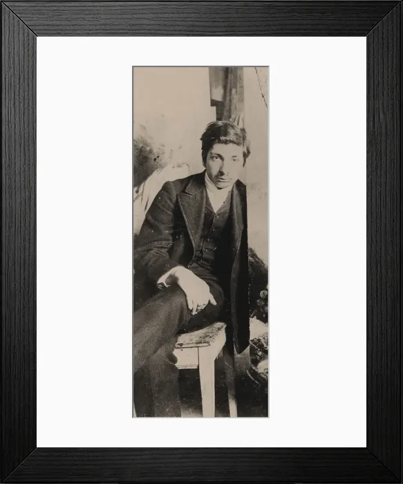 Framed Print : Giorgio de Chirico, Munich, c.1907. Creator: Unknown photographer
