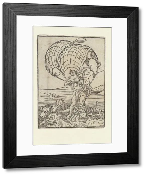 Framed Print : Venus Marina. Creator: Dürer, Albrecht (1471-1528) Framed Print : Venus Marina. Creator: Dürer, Albrecht (1471-1528)