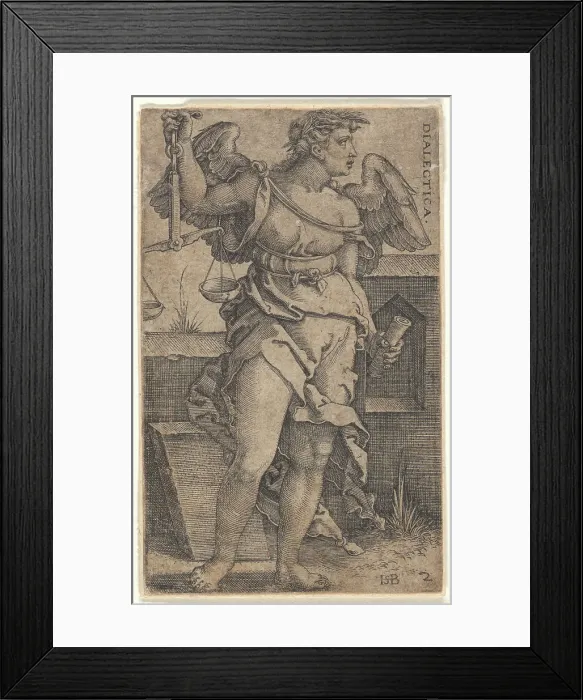 Framed Print : The Dialectic, from the episode The Seven Liberal Arts, 1530-1540. Creator: Beham, Hans Sebald (1500-1550). The Dialectic, from the episode The Seven Liberal Arts, 1530-1540. Creator: Beham, Hans Sebald (1500-1550) Framed Print : The Dialectic, from the episode The Seven Liberal Arts, 1530-1540. Creator: Beham, Hans Sebald (1500-1550). The Dialectic, from the episode The Seven Liberal Arts, 1530-1540. Creator: Beham, Hans Sebald (1500-1550)