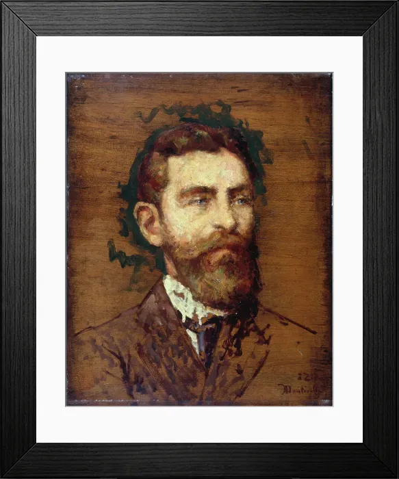 Framed Print : Portrait of painter Félix-Francois Ziem (1821-1911), c.1853. Creator: Monticelli, Adolphe-Thomas-Joseph (1824-1886) Framed Print : Portrait of painter Félix-Francois Ziem (1821-1911), c.1853. Creator: Monticelli, Adolphe-Thomas-Joseph (1824-1886)