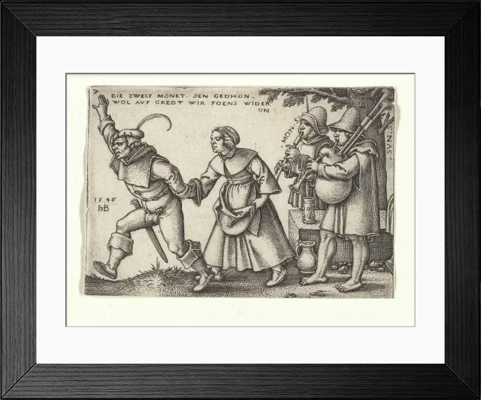 Framed Print : The end of the year, from the episode The Farmer's Festival or The Twelve Months, 1546-1547. Creator: Beham, Hans Sebald (1500-1550). The end of the year, from the episode The Farmer's Festival or The Twelve Months, 1546-1547 Framed Print : The end of the year, from the episode The Farmer's Festival or The Twelve Months, 1546-1547. Creator: Beham, Hans Sebald (1500-1550). The end of the year, from the episode The Farmer's Festival or The Twelve Months, 1546-1547