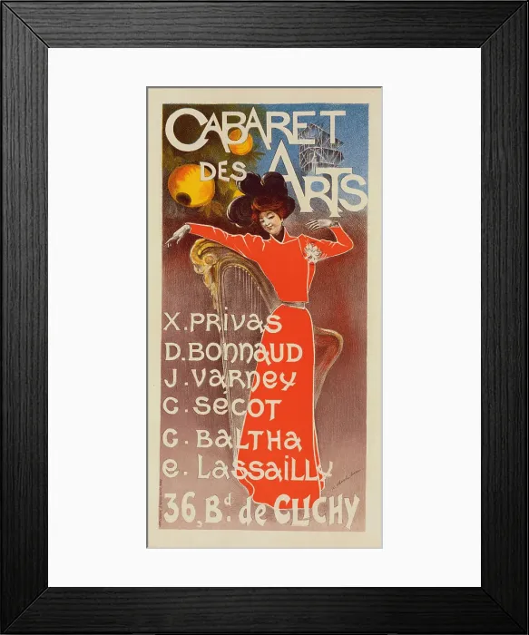 Framed Print : Cabaret of the Arts, c.1895. Creator: Lucas, E. Charles (active 1883-1903) Framed Print : Cabaret of the Arts, c.1895. Creator: Lucas, E. Charles (active 1883-1903)