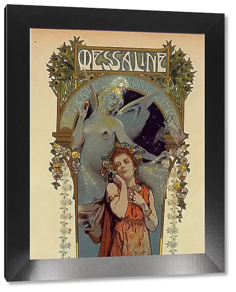 Poster for the opera Messaline by Isidore de Lara, 1899. Creator: Lorant-Heilbronn, Vincent (1874-1912)