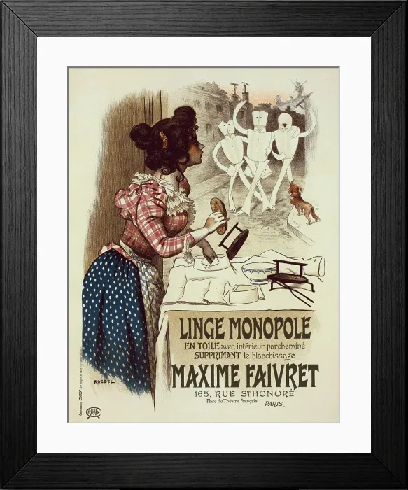 Framed Print : Linge monopolies, 1897. Creator: Roedel, Auguste (1859-1900) Framed Print : Linge monopolies, 1897. Creator: Roedel, Auguste (1859-1900)