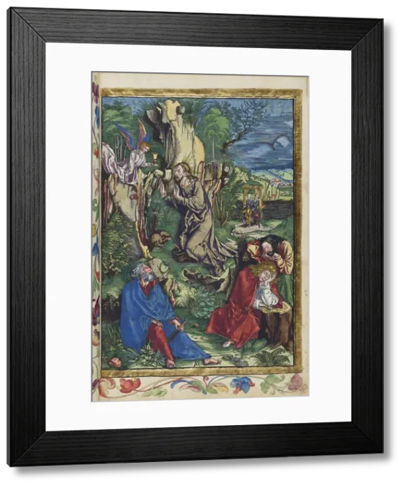 Framed Print : Christ on the Mount of Olives. From the Great Passion (Passio domini nostri Jesu), 1511. Creator: Dürer, Albrecht (1471-1528) Framed Print : Christ on the Mount of Olives. From the Great Passion (Passio domini nostri Jesu), 1511. Creator: Dürer, Albrecht (1471-1528)