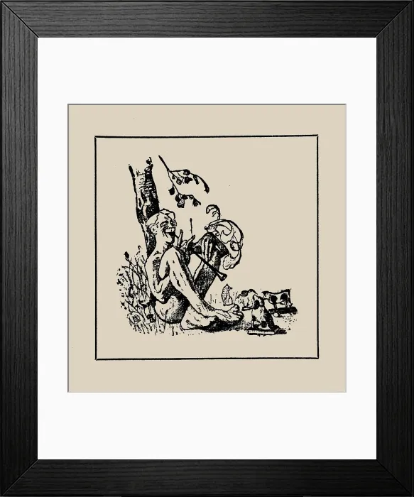 Framed Print : Stanislavski: In the bosom of nature, Early 1900s. Creator: Unknown artist Framed Print : Stanislavski: In the bosom of nature, Early 1900s. Creator: Unknown artist