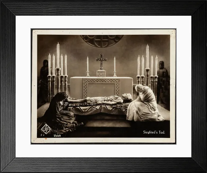 Framed Print : Scene from the film The Nibelungen: Siegfried by Fritz Lang, 1924. Creator: Unknown photographer Framed Print : Scene from the film The Nibelungen: Siegfried by Fritz Lang, 1924. Creator: Unknown photographer
