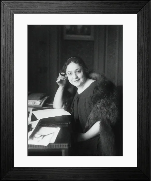 Framed Print : Portrait of Huda Sharawi (1879-1947). Creator: Unknown photographer Framed Print : Portrait of Huda Sharawi (1879-1947). Creator: Unknown photographer