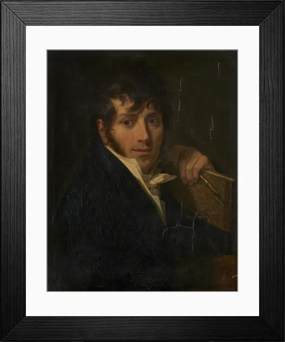 Framed Print : Self-portrait. Creator: Bossi, Giuseppe (1777-1815) Framed Print : Self-portrait. Creator: Bossi, Giuseppe (1777-1815)