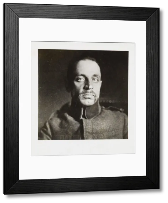 Framed Print : Portrait of Rainer Maria Rilke, 1916. Creator: Unknown photographer