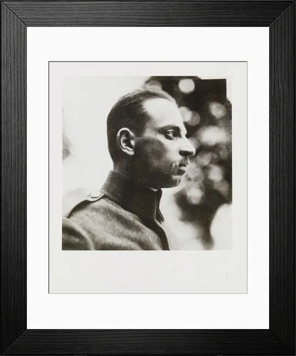 Framed Print : Portrait of Rainer Maria Rilke, 1916. Creator: Unknown photographer Framed Print : Portrait of Rainer Maria Rilke, 1916. Creator: Unknown photographer