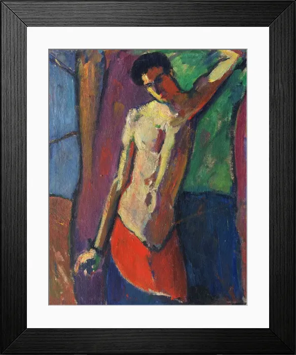 Framed Print : Saint Sebastian, 1911-1912. Creator: Stenner, Hermann (1891-1914)