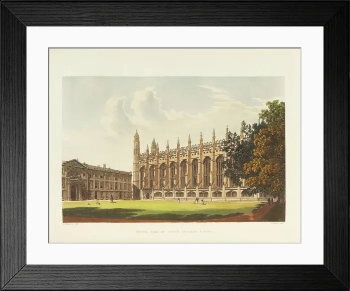 Framed Print : South Side of King's College Chapel, 1815. Creator: Mackenzie, Frederick (around 1788-1854) Framed Print : South Side of King's College Chapel, 1815. Creator: Mackenzie, Frederick (around 1788-1854)
