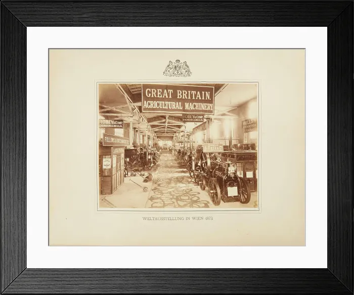 Framed Print : Vienna World Exhibition 1873, 1873. Creator: Kramer, Oscar (1835-1892) Framed Print : Vienna World Exhibition 1873, 1873. Creator: Kramer, Oscar (1835-1892)
