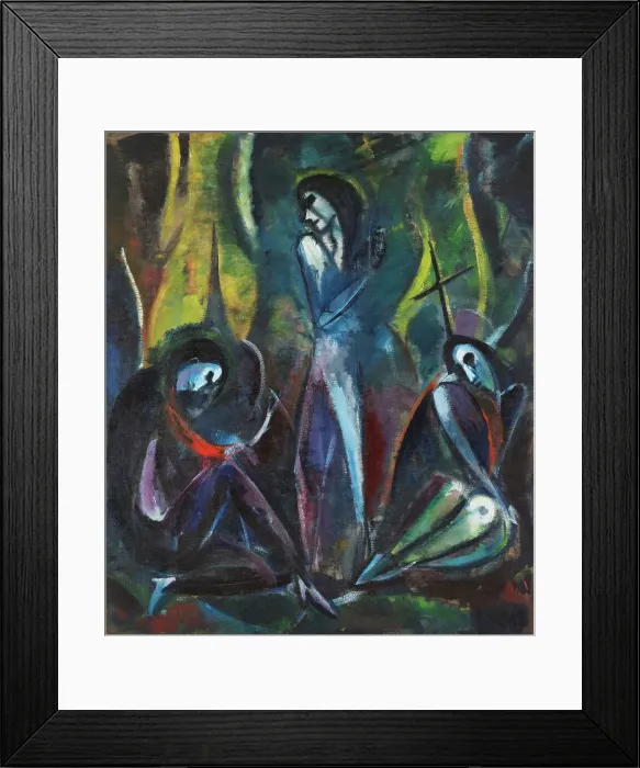 Framed Print : The resurrection, 1914. Creator: Stenner, Hermann (1891-1914) Framed Print : The resurrection, 1914. Creator: Stenner, Hermann (1891-1914)